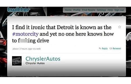 chrysler tweet fail