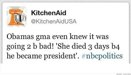 kitchenaid obama fail