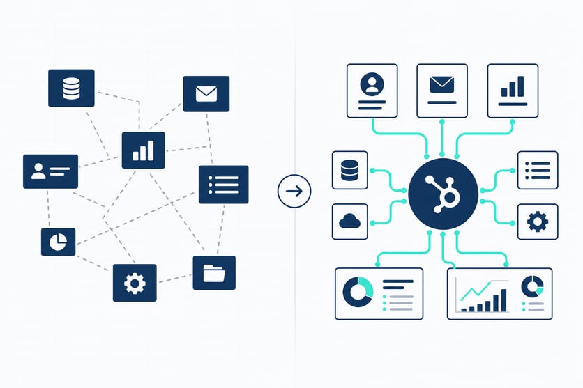 Unified HubSpot Architecture Migration Symbol
