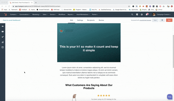 additional review section