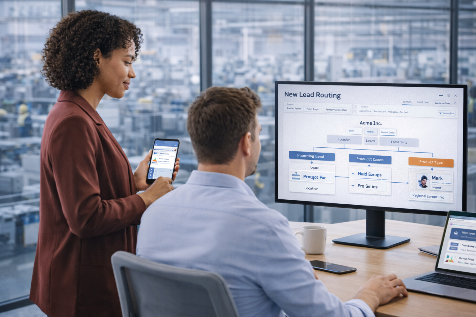 Example Scenario: Industrial Supplier Fixes Lead Routing Delays with Automation
