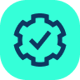 Cog Automation Gear Check_48px_teal_light