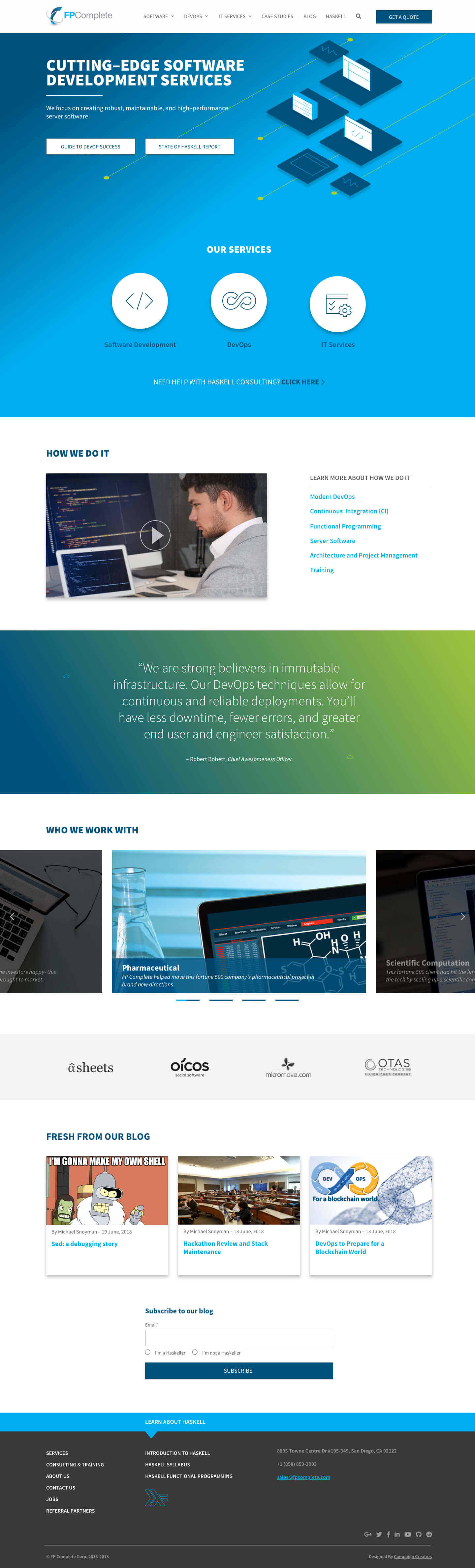 FPComplete-Homepage