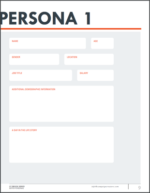 Persona Workbook Page Example