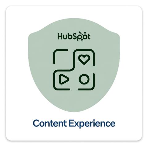 HubSpot accreditation badge: Content Experience