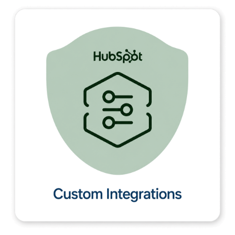 HubSpot accreditation badge: Custom Integrations