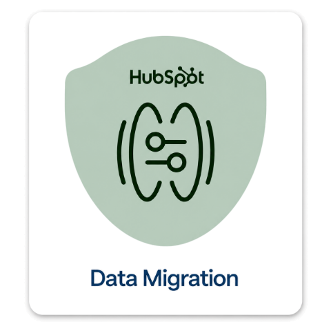 HubSpot accreditation badge: Data Migration
