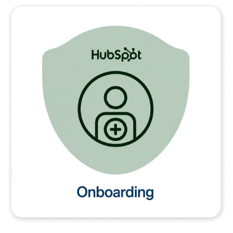 HubSpot accreditation badge: Onboarding