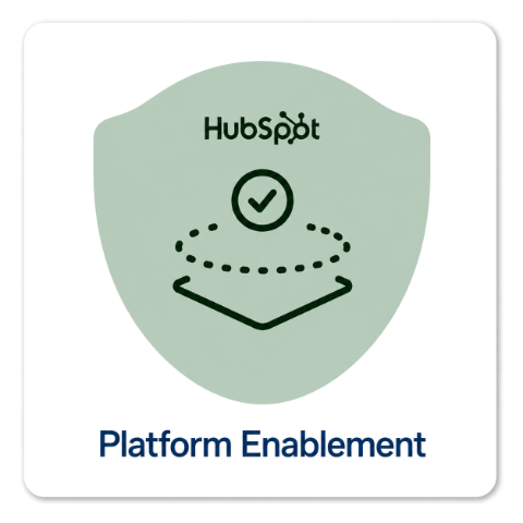 HubSpot accreditation badge: Platform Enablement