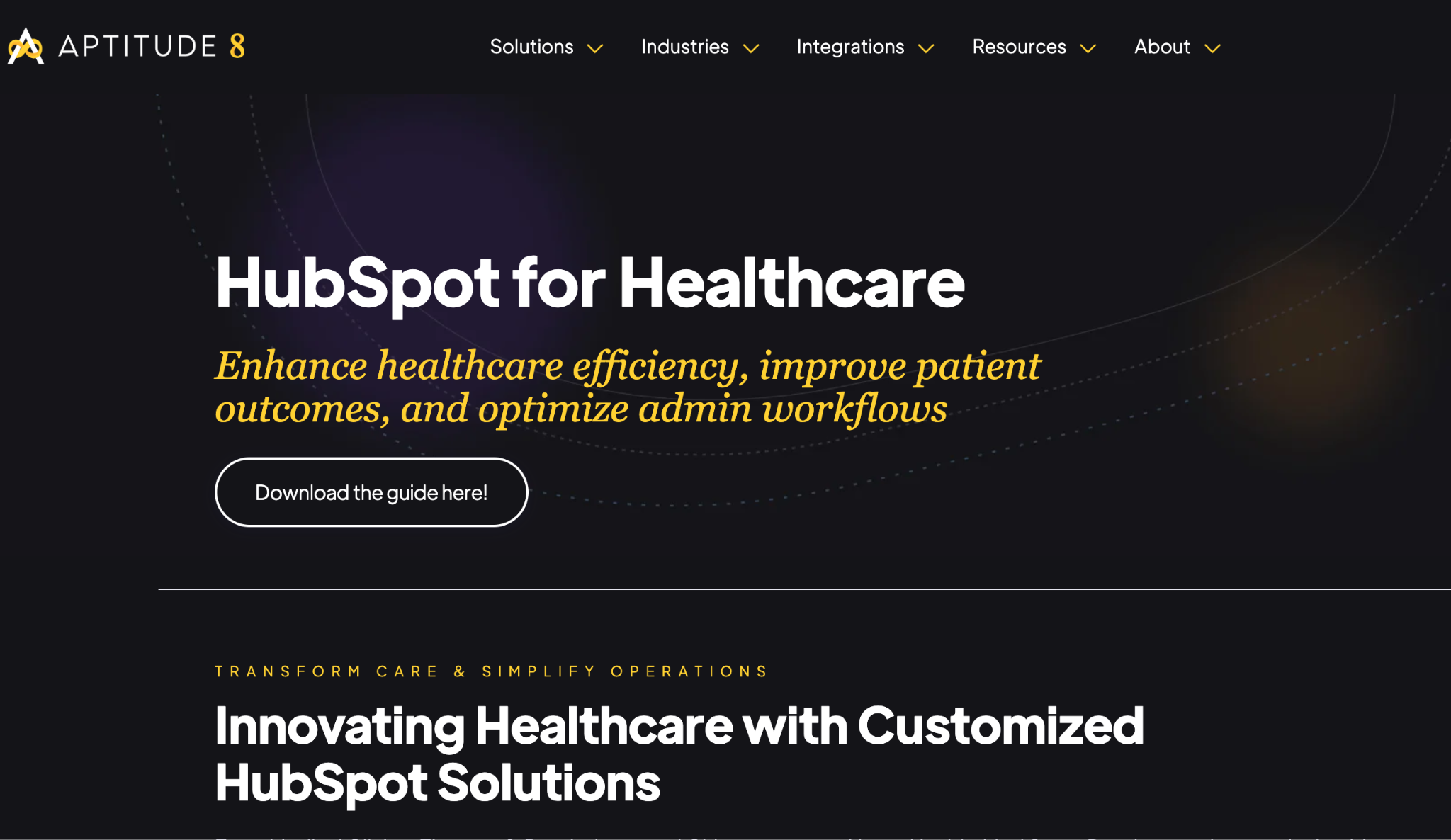 aptitude-8-hubspot-healthcare