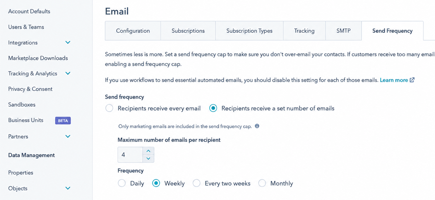 hubspot-email-send-frequency