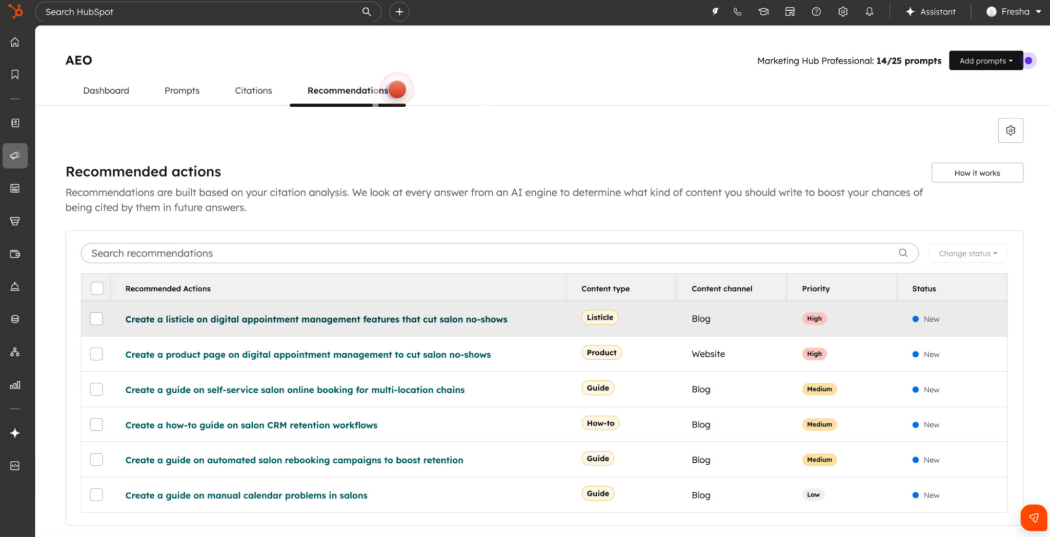 aeo-hubspot-recommendation-tab