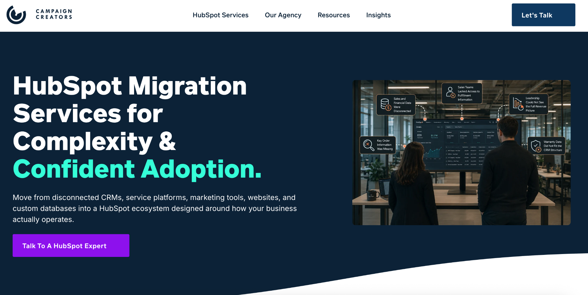 campaign-creators-hubspot-migration-landing-page