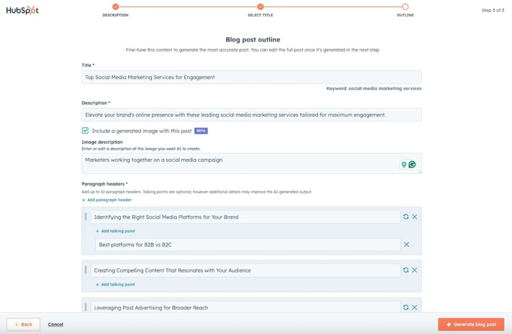 hubspot-ai-blog-content-writer-sample-outline