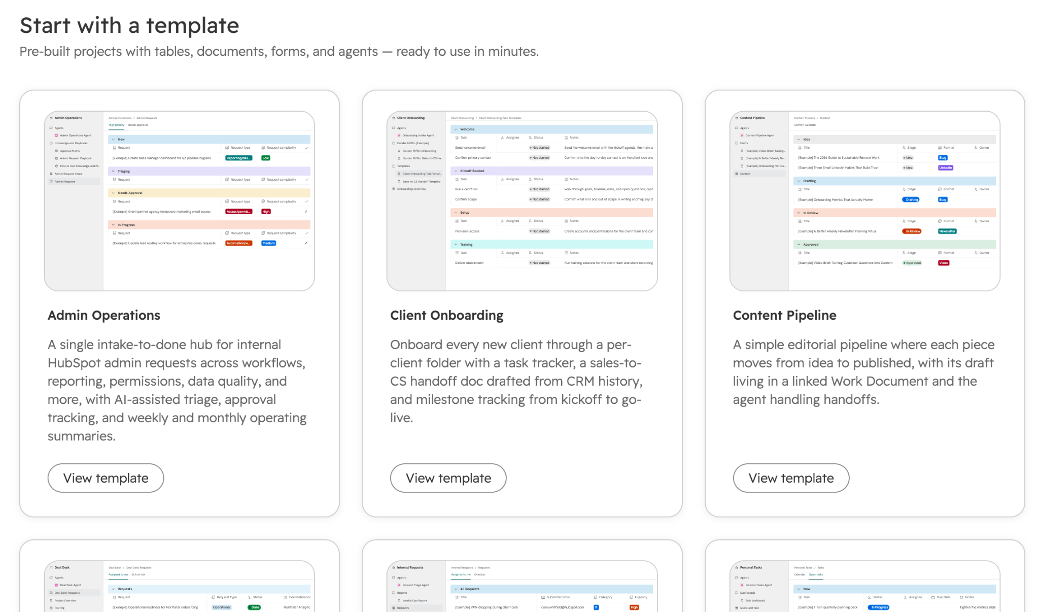 pre-built-projects-in-hubspot-work