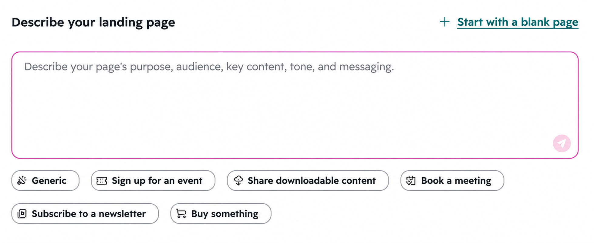 hubspot-create-landing-page-breeze-ai