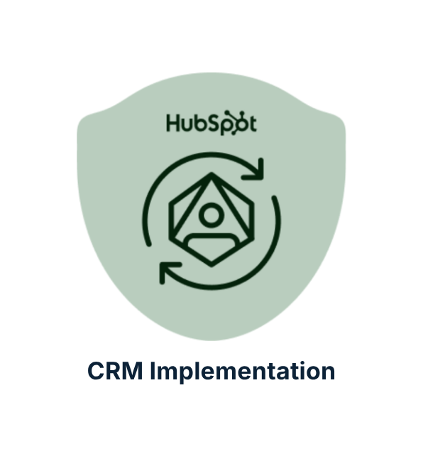 HubSpot CRM Implementation accreditation badge