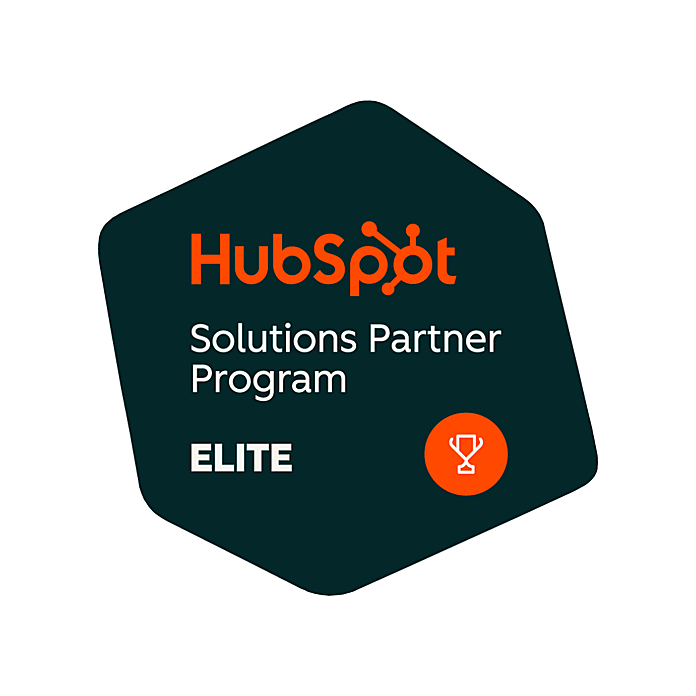 HubSpot Solutions Partner Program Elite badge