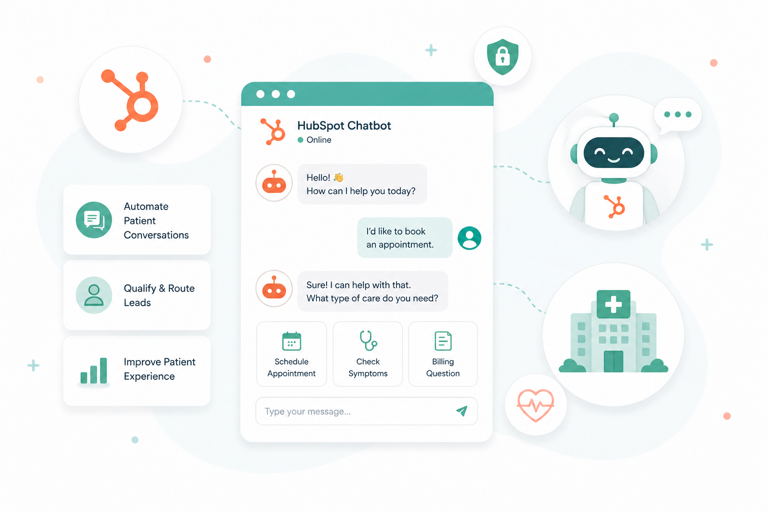  HubSpot chatbots can be used in healthcare, but not for PHI. Learn the risks, what data to avoid, and how to route users into secure, compliant systems safely.