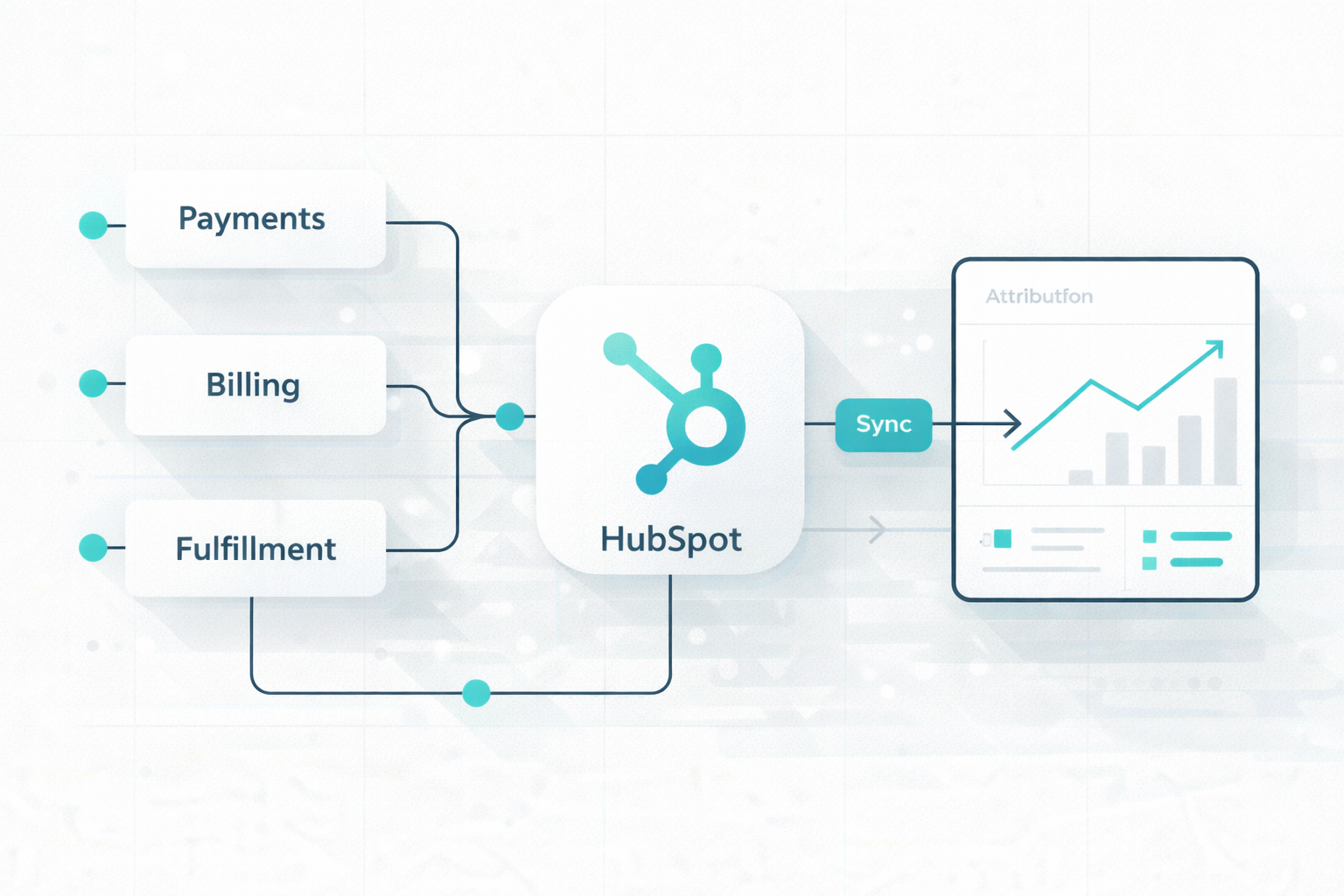 Replace disconnected tools with a HubSpot-centered architecture that connects Stripe, NetSuite, and ShipStation. Improve how revenue moves through your business.
