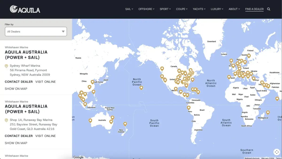 Aquila Dealer Locator