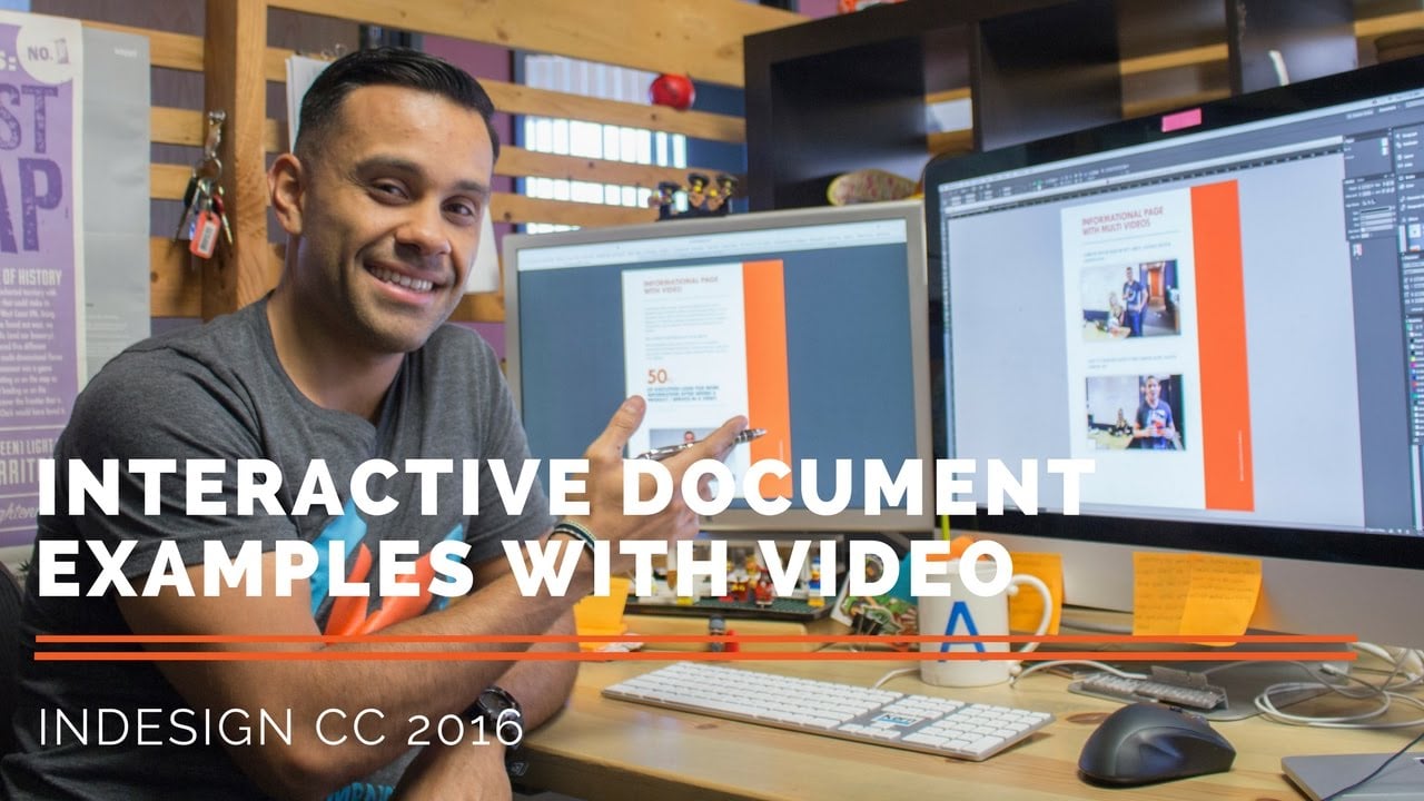 Interactive Document Examples with Video - Indesign