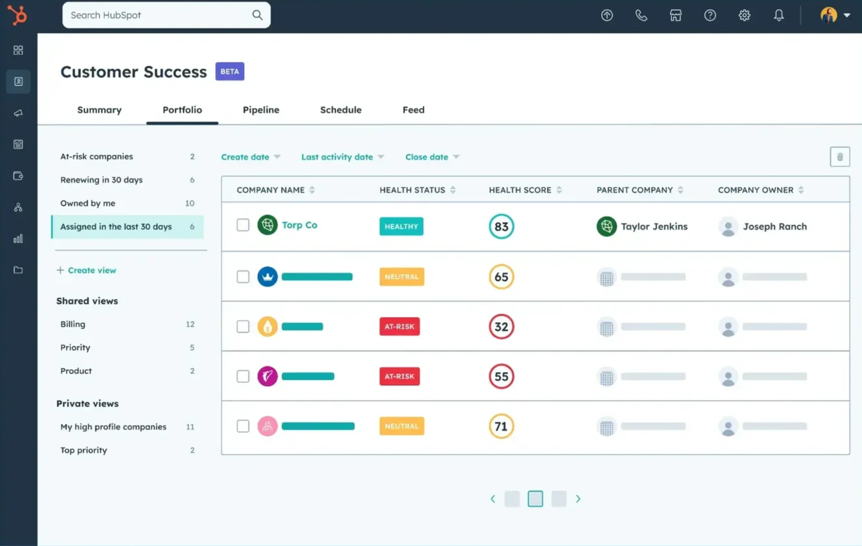 customer-success-hubspot-dashboard